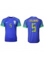 Billige Brasil Casemiro #5 Bortedrakt VM 2022 Kortermet
